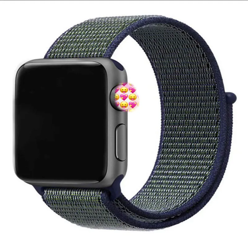 Умные часы с gps и Bluetooth, IWO, серия 11, 5, 1:1, умные часы для женщин, mam, для Apple iPhone X 11, iOS, Android, телефон, VS IWO 10, 12 - Цвет: Nylon strap