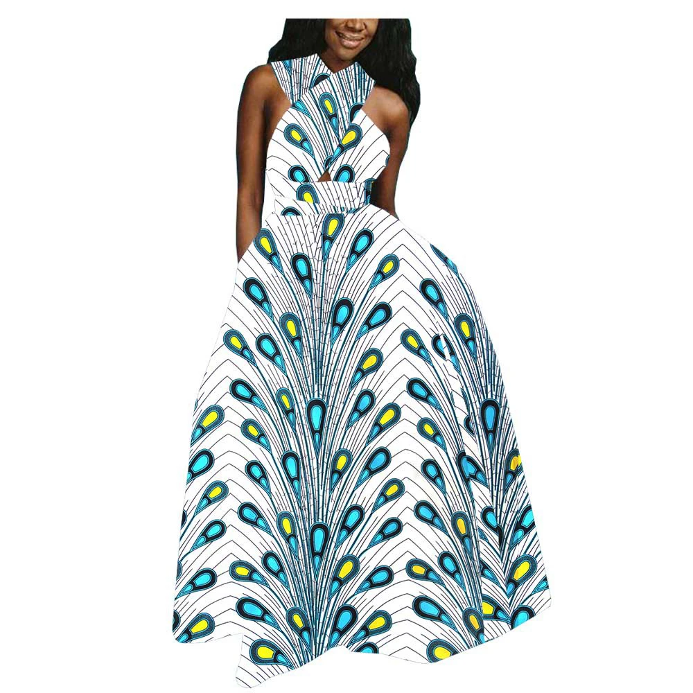 Африканский Традиционный национальный костюм хлопок батик двусторонняя печать