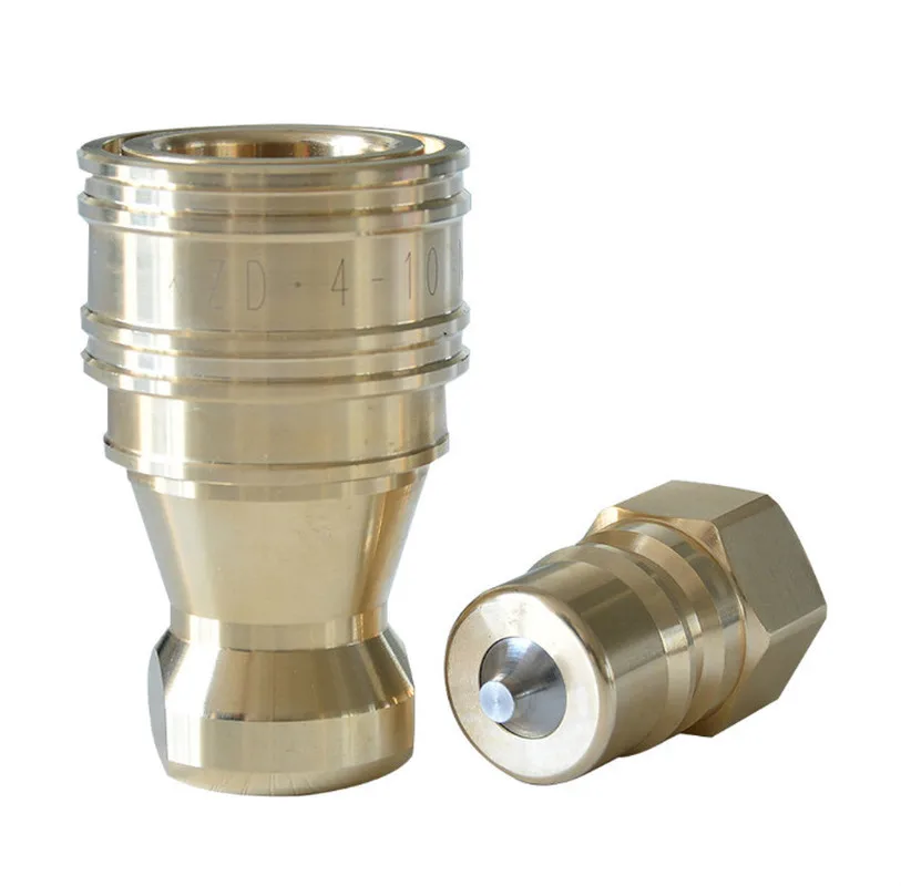 1 шт. латунный гидравлический быстрый соединитель для нефтегазовых