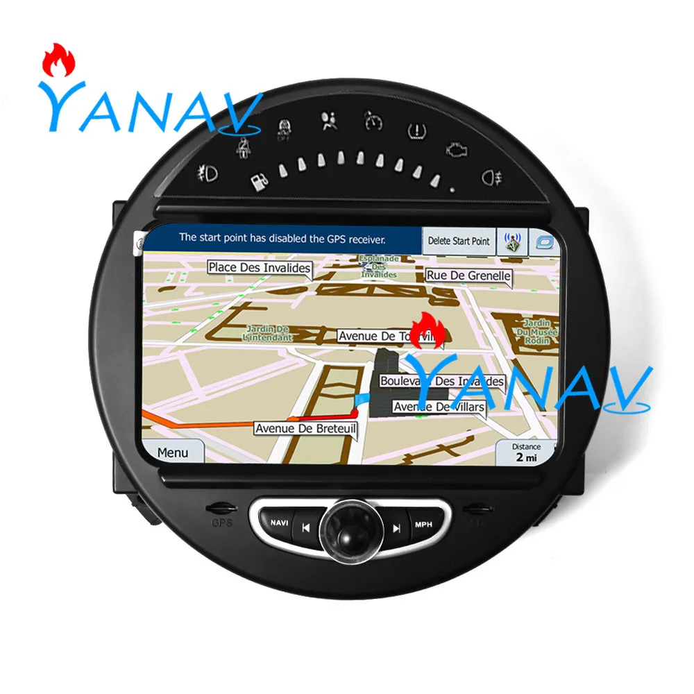 

Автомобильный радиоприемник GPS-навигация для-BMW Mini 2006-2013 сенсорный экран 8 ядер Wifi/4G Автомобильный видео стерео приемник DVD плеер