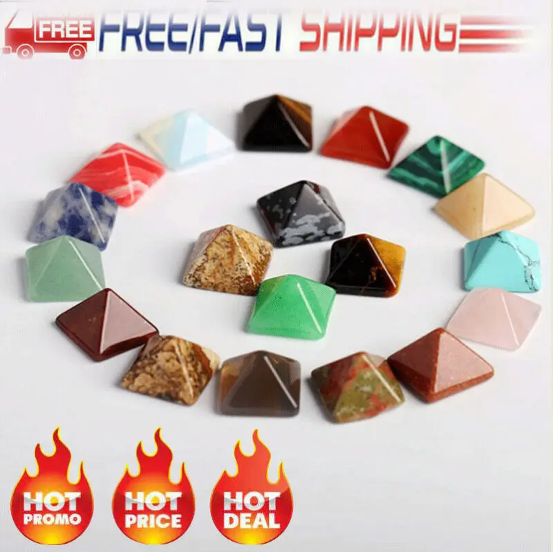 10 шт./упак. набор из камня в виде пирамиды чакры кристаллов для исцеления лучший