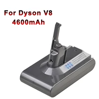 batmax 4600mah replacement battery for dyson v8 sv10 v8 animal v8 absolute cordless handhold vacuum cleaner