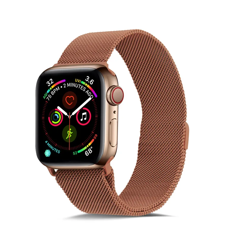 Ремешок для часов, Миланская петля, ремешок для наручных часов Apple Watch, версии 5 4 40 мм 44 мм, ремешок для наручных часов iWatch серии 1/2/3, 42 мм, 38 мм, Ремешок Браслет Нержавеющая сталь