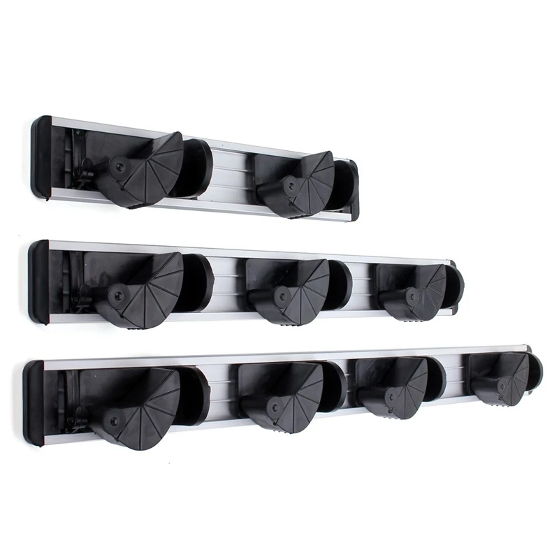 

3 Pack Wall Mounted Broom And Mop Holder Mop Broom Organizer For Garage Garden Kitchen Bathroom Pantry Tool Storage