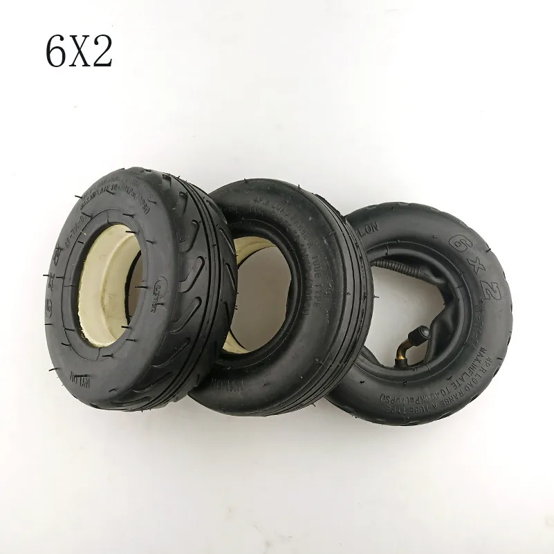 Суперскутер 6 дюймов 6X2Tire и комплект с внутренней трубкой 6x2 твердые шины для fastwheel