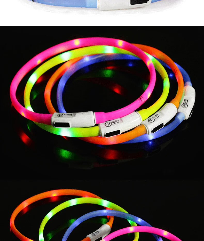 Ошейник для кошек YY50CC яркий эластичный светоотражающий | Дом и сад