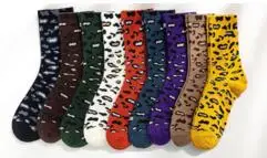 Женские модные носки с леопардовым принтом зимние теплые винтажные Harajuku в стиле