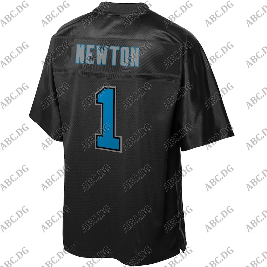 

Customized Stitch American Football Jersey Men Women Kid Youth Carolina Cam Newton Pro Line Black Reverse Fashion Jersey