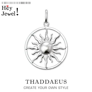 Подвеска, амулет солнце, новинка 2019 года, модные блестящие ювелирные изделия из стерлингового серебра 925 пробы в европейском стиле, модные аксессуары, подарок для женщин и мужчин