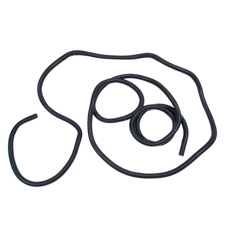 2 шт. полиэтиленовый шланг для ткацкого станка черный цвет втулка 10 футов 1 дюйм и