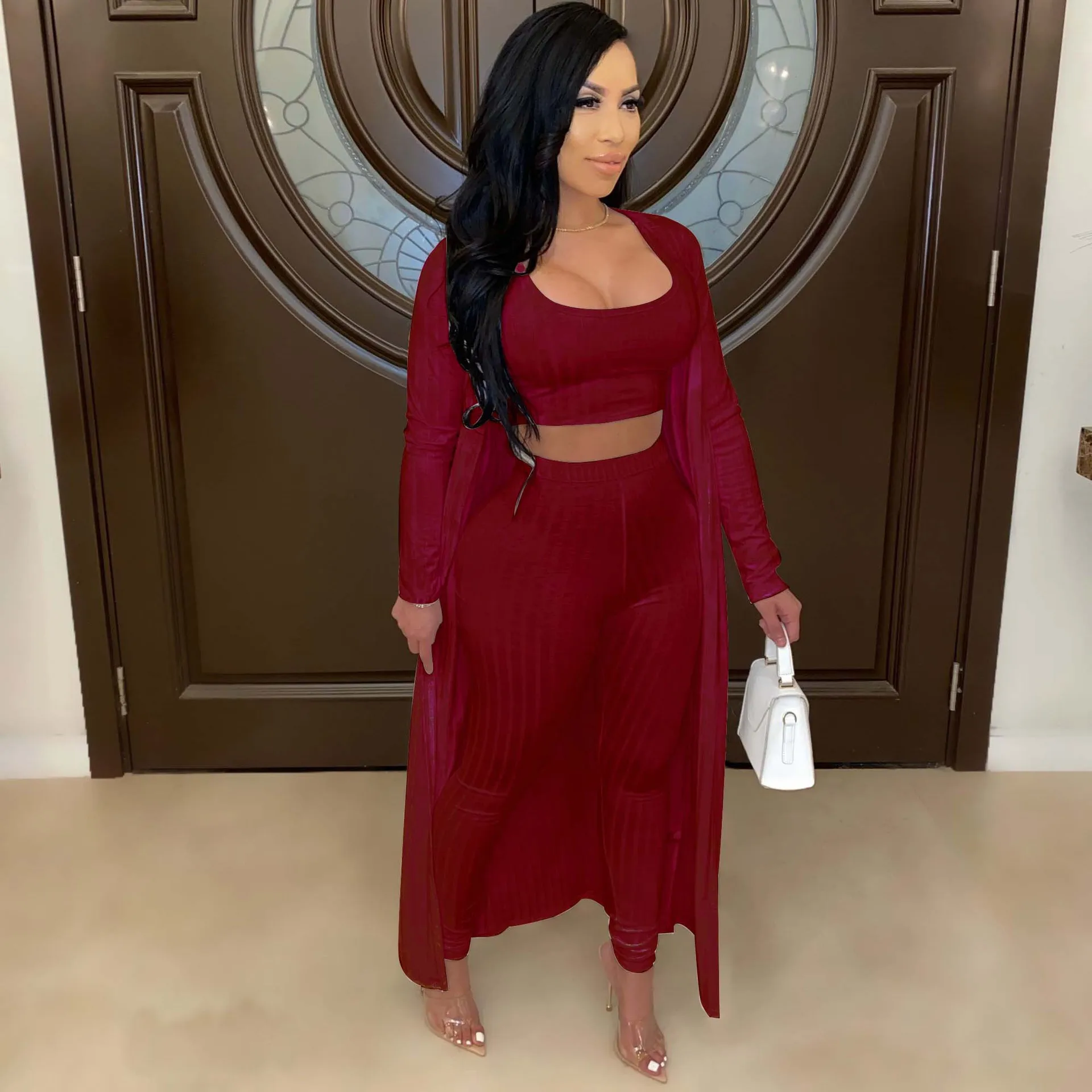 

3 piece set women three pieces sets summer clothes home suit summer clothing women three piece set 2020