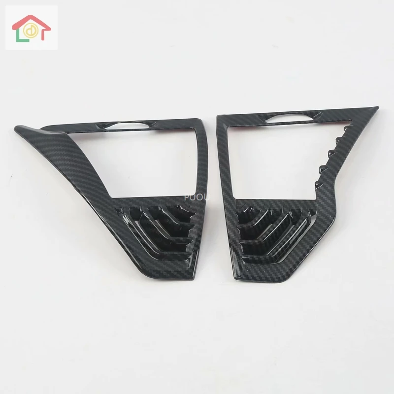 

For 2018 BMW X3 G01 X4 G02 Car Front Side Air Vent Outlet L/R Panel Cover Trim Frame Automotive Interior Stickers