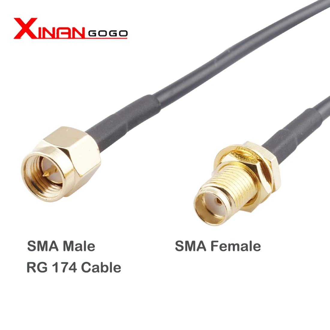 Кабель-Удлинитель SMA типа папа-мама для антенны WIFI RF соединитель RG174 кабель -
