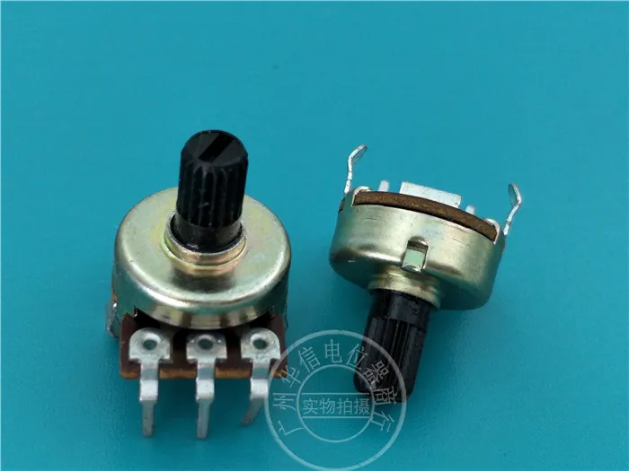 4 шт. 161-тип вертикальный одинарный потенциометр B20K/длина ручки 10 мм Цветок B203