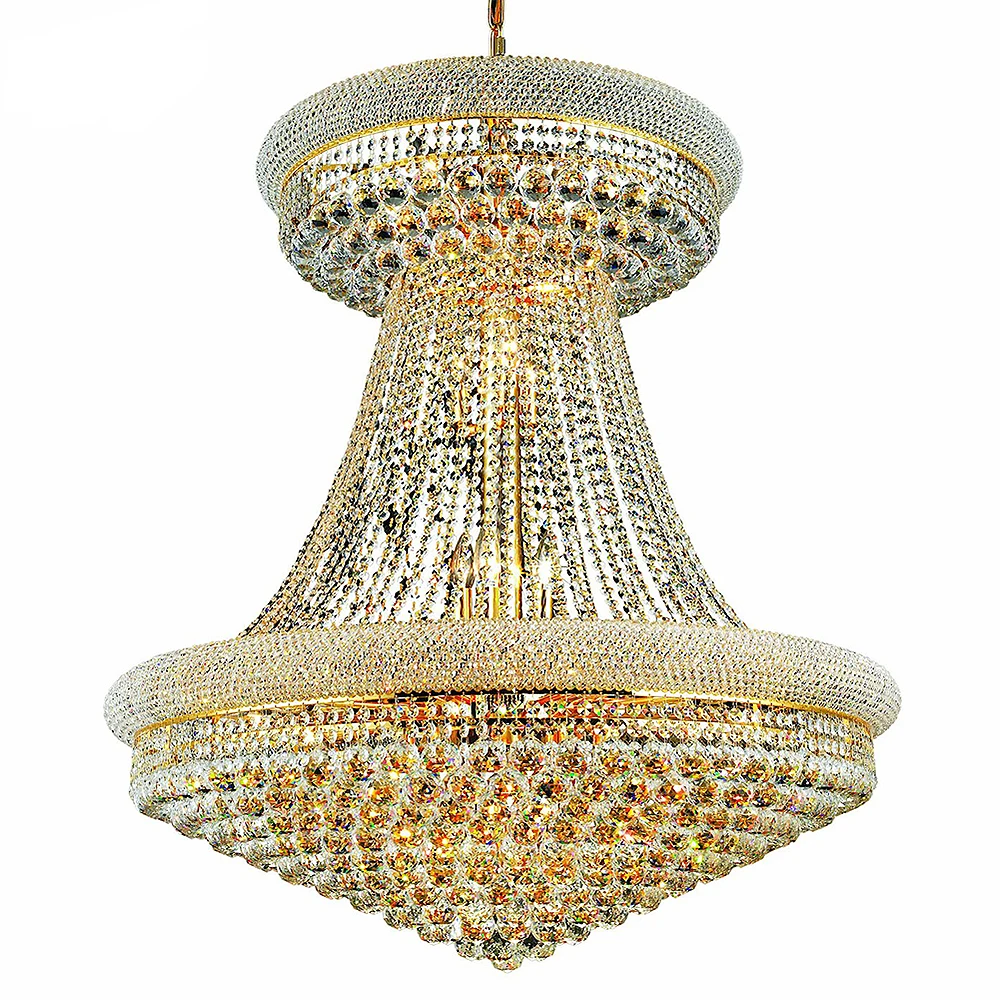 Императорская Хрустальная традиционная люстра светодиодный светильник с