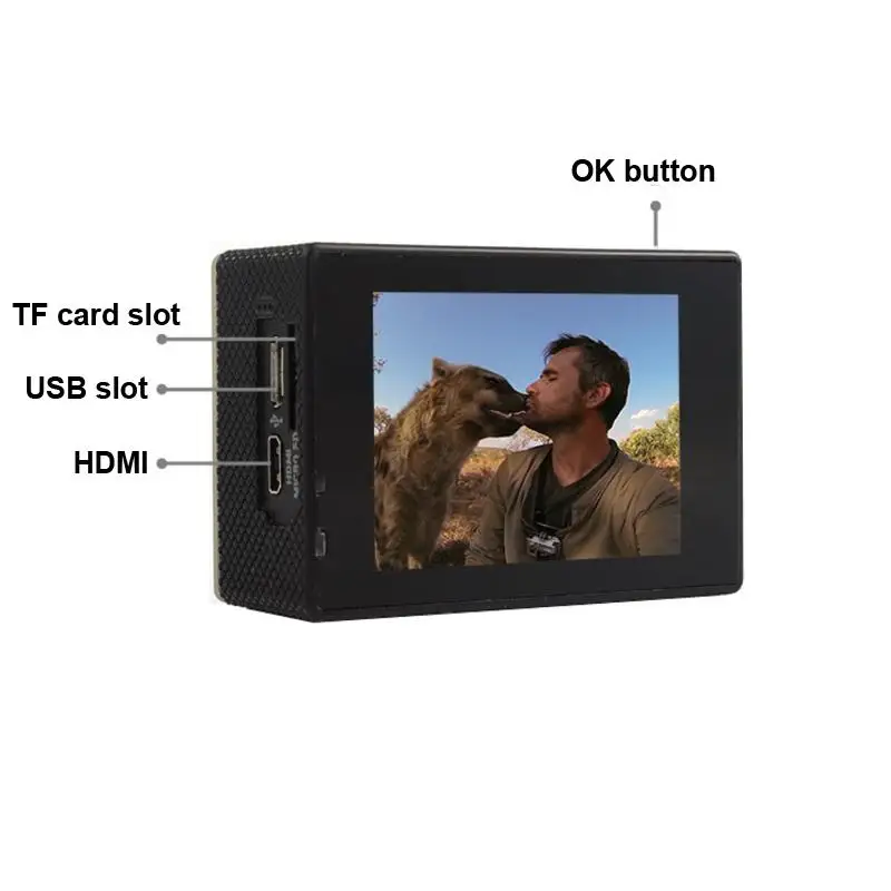 Экшн-камера Go sport camera 4 K Беспроводная С I Send Full HD Универсальная со всеми аксессуарами 16 МП для занятий водным велосипедом