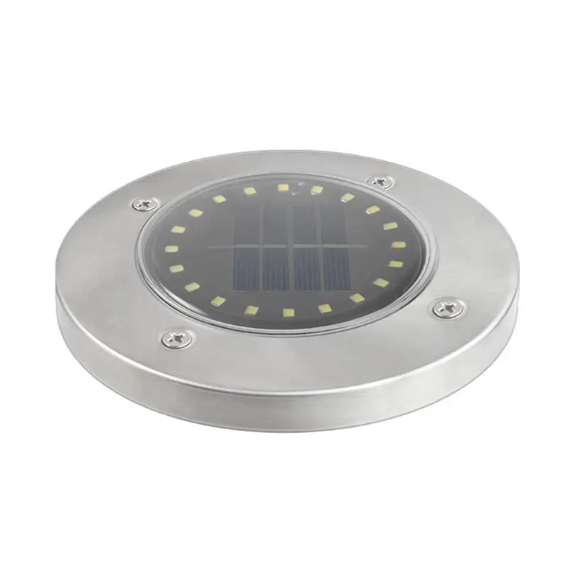 VKTECH 1/4 шт. 20LED Солнечный Скрытая лампа IP65 Водонепроницаемый дорожный огни Открытый Сад Путь декор для подземных ламп освещения тротуара
