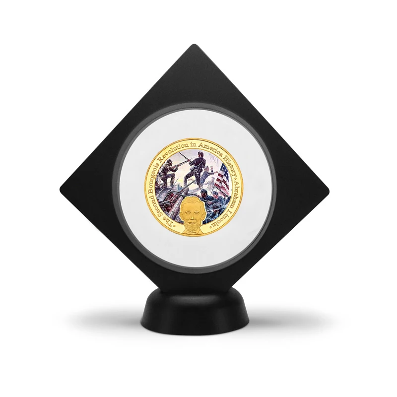 coin4 with holder WR американская военная война Золотой коллекционный набор монет военный сувенир монетница армейский вызов монеты медаль подарок пункт дропшиппинг - Цвет: coin4 with holder