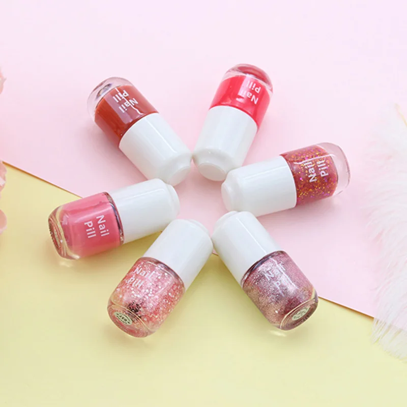 Быстросохнущий Блестящий нетоксичный стойкий лак для ногтей KG66 | Красота и