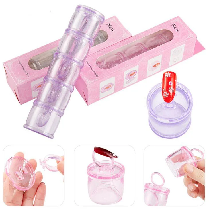 

1 Набор цилиндрический съемный демонстрационный стенд для нейл-арта демонстрационный держатель для дизайна ногтей инструменты для маникюр...