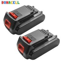 bonacell 18v20v 3000mah li ion rechargeable battery power tool replacement battery for black decker lb20 lbx20 lbxr20
