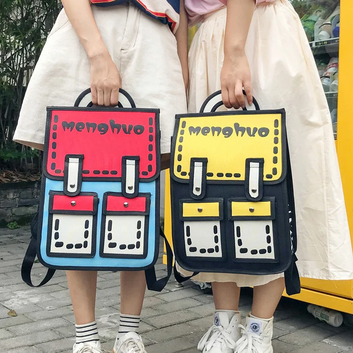 

Japanese Fashion Backpack High School Cute Unique Waterproof School Bags Girls Travel Korean Plecak Szkolny Kids Bgas AE50SB