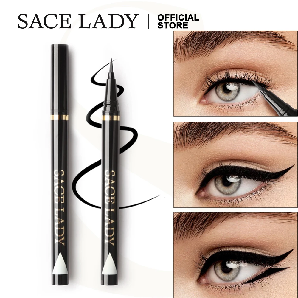 

SACE LADY Liquid Eyeliner Waterproof Makeup Black Eye Liner Pencil Long Lasting Make Up Smudge-Proof Pen Cosmetic Wholesale