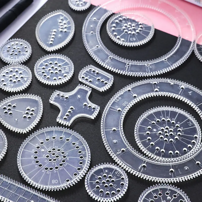 3D Спирограф для рисования набор игрушек детей творчества переплетение зубчатые