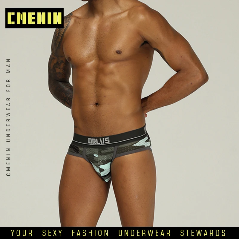 Мужские трусы джоки из дышащего хлопка темно синие брифы сексуальное нижнее