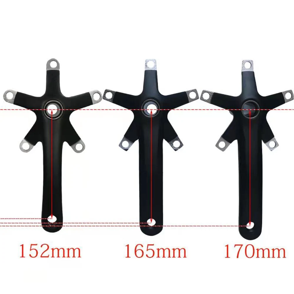 Велосипедный кривошипный комплект односкоростная Звездочка 42T 130 BCD шоссейный