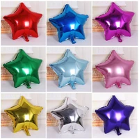 1810inch foil balloons 5pcs star balloon happy birthday party decor wedding party decorations air helium ballon kids gifts