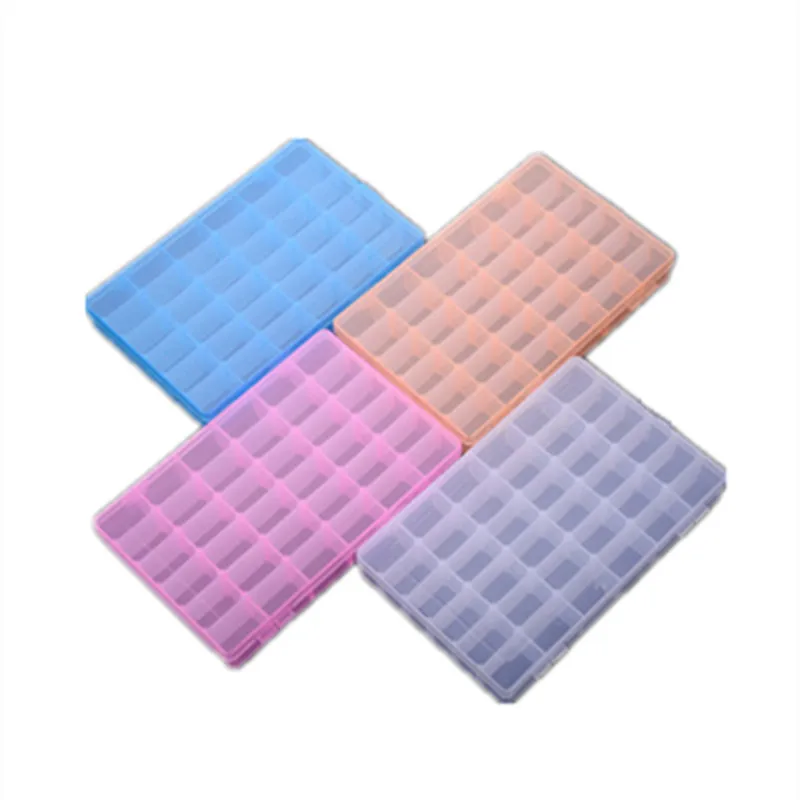 Прозрачный Пластиковый Регулируемый контейнер для хранения ювелирных изделий