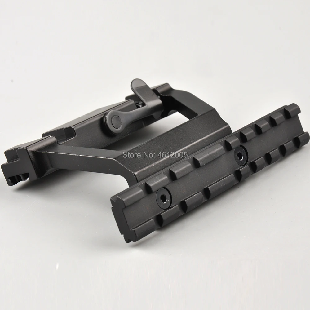 

Quick release 20mm Rail Tactical Side Rail Lock Scope Mount Base Compatible with AK 74U Rifle