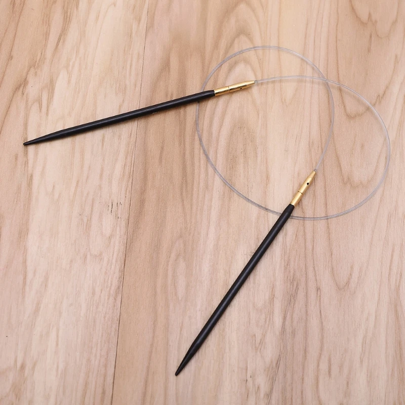 

Sandalwood Circular Knitting Needles Sweater Weaving Tools Wool Cotton Yarn DIY Knit Accessories