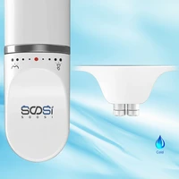 soosi ultra slim simple twist knob bidet attachment for toilet double nozzle female special adjust water pressure ass clean