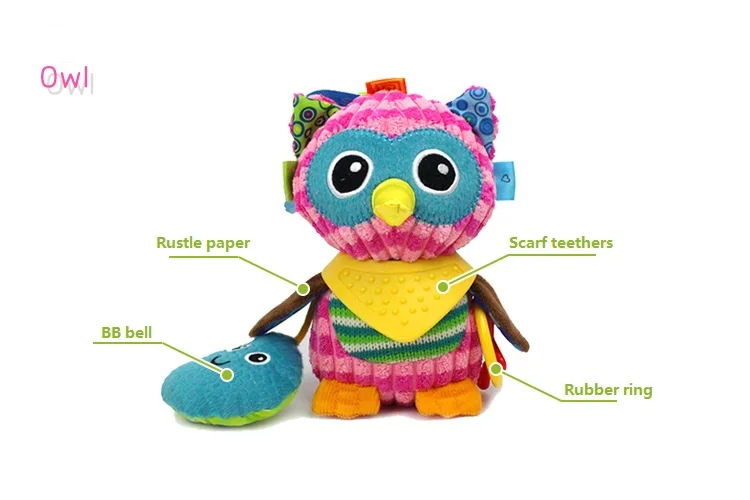 Веселая обезьяна прекрасные плюшевые мягкие игрушки с текстурой Мягкая кроватка