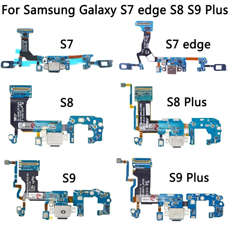 S7 USB зарядка для Samsung Galaxy edge / S8 S9 Plus зарядное устройство разъем док-порт гибкий