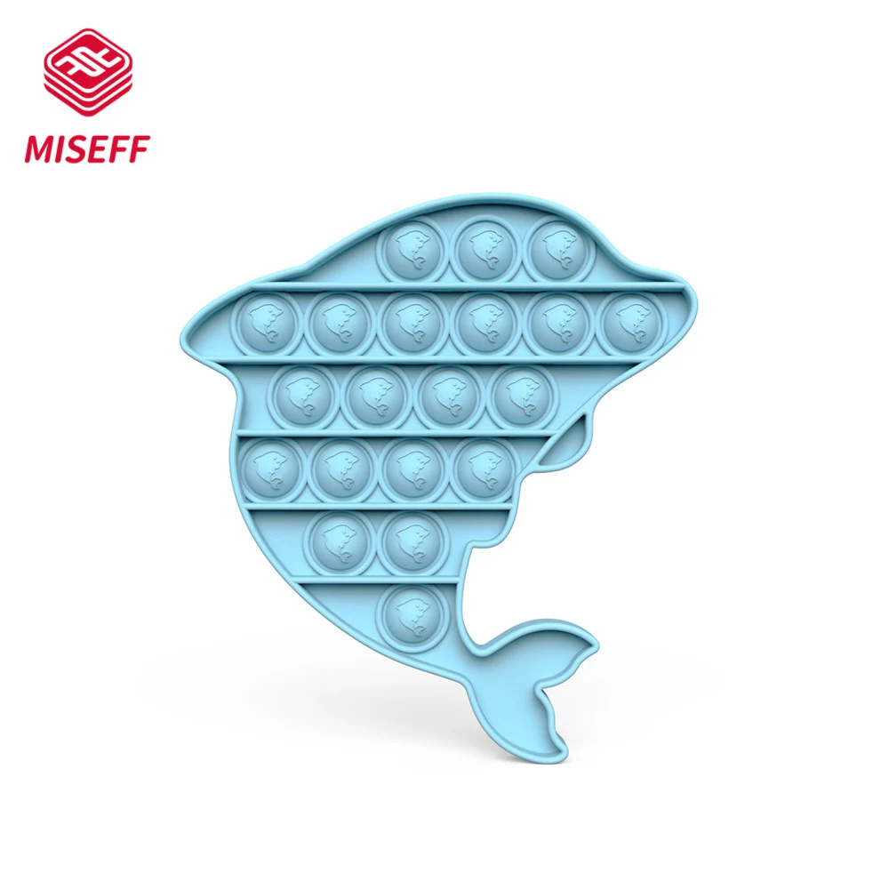 Забавный Дельфин фиджет мини-игрушки антистресс подарок для детей и взрослых