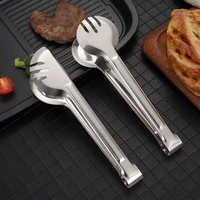 kitchen stainless steel food steak tongs non slip bread salad buffet cooking multifunction clip clamp home restaurant bbq tools
