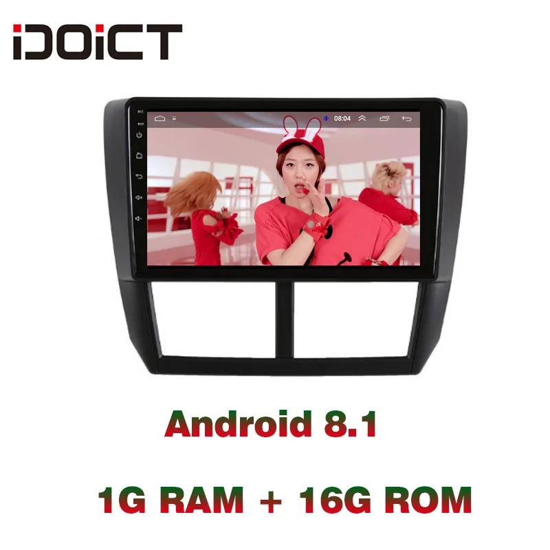 Автомобильный DVD-плеер IDOICT Android 9 1 GPS-навигация мультимедийный плеер для SUBARU Forester