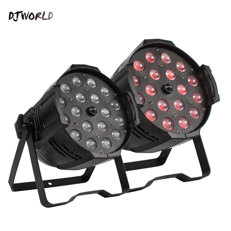 4 шт./лот LED Zoom Par Ligh 18x18 Вт RGBWA + UV 6в1 с функцией RDM DMX управление для диско-театра