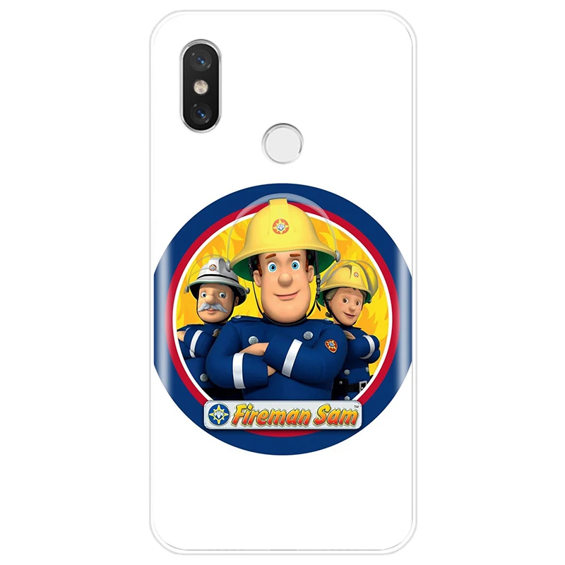 Fireman Sam Children Art Cover Soft Silicone TPU Phone Case For xiaomi 4 5 5S PLUS 5C 6 6X 8 8SE 8lite 9 9SE MAX 2 3 | Мобильные