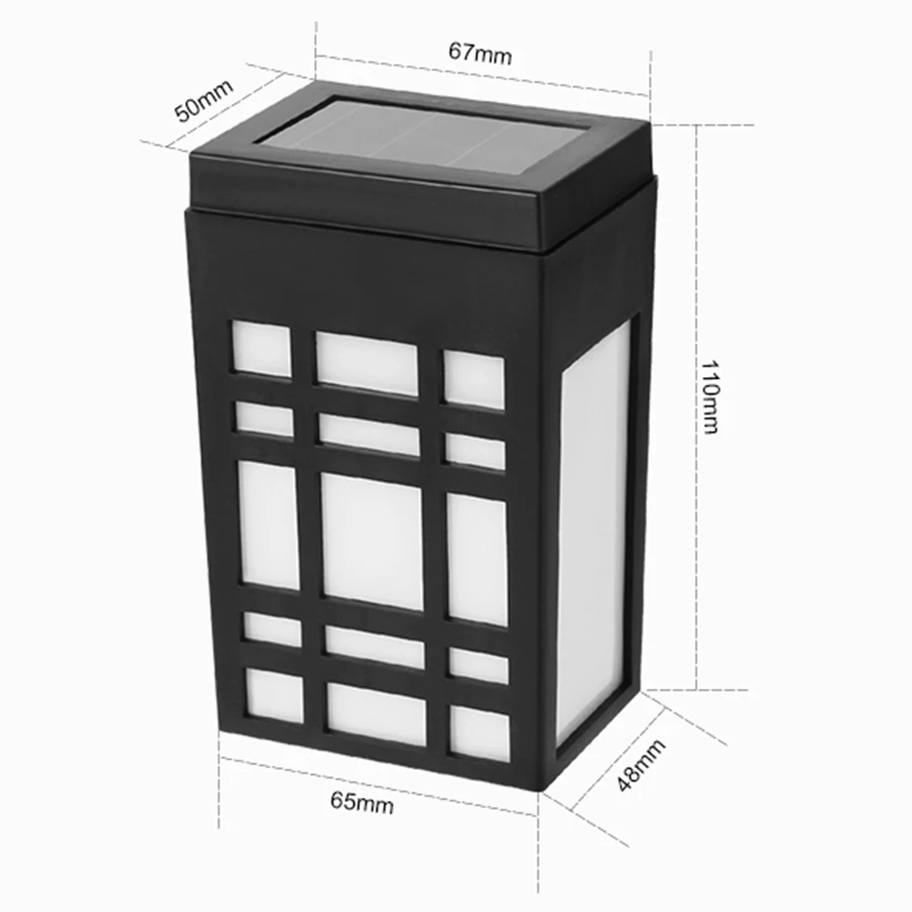 

Waterproof Solar Sunlight Powered LED Light Outdoor Yard Garden Fence Street Pathway Wall Lamp Porch Lights Night Lamp