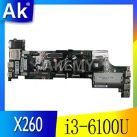 bx260 nm a531 for lenovo thinkpad x260 notebook motherboard cpu i3 6100u 100 test work fru00up189 01en192 01hx026 01hx025