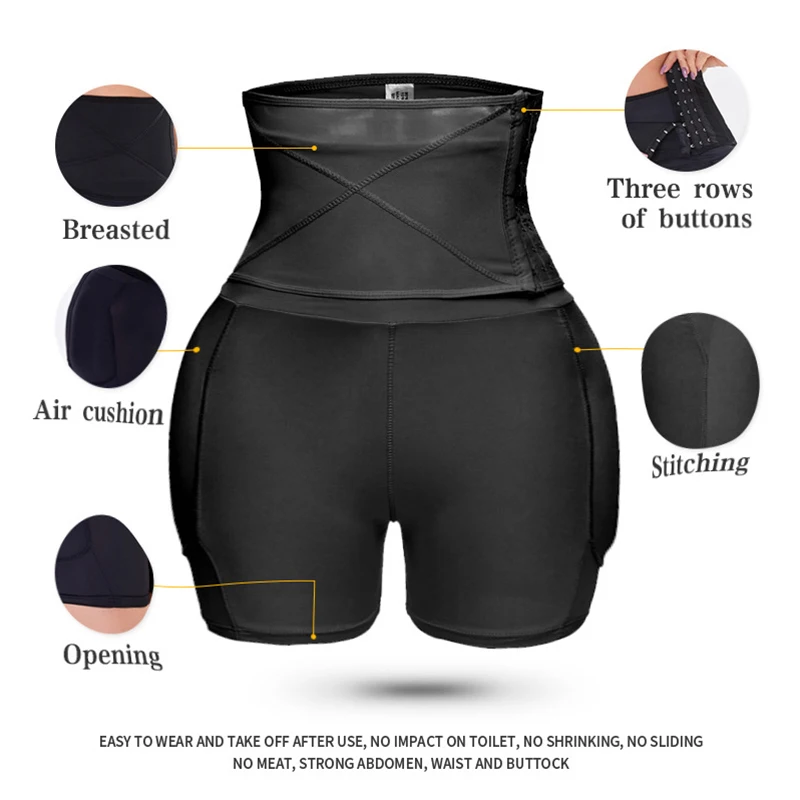 

Underpant S-6XL Sexy Butt Lifter Shapewear Slim Waist Trainer Women Dress Underwear Body Shaper Padded Fake Buttock Hip Enhancer