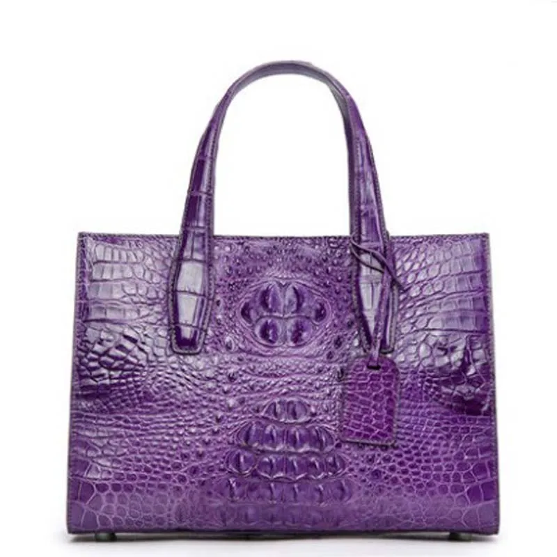 

Дамская сумочка ouluoer из тайской крокодиловой кожи, новая сумка из крокодиловой кожи на одно плечо, женская сумочка из крокодиловой кожи