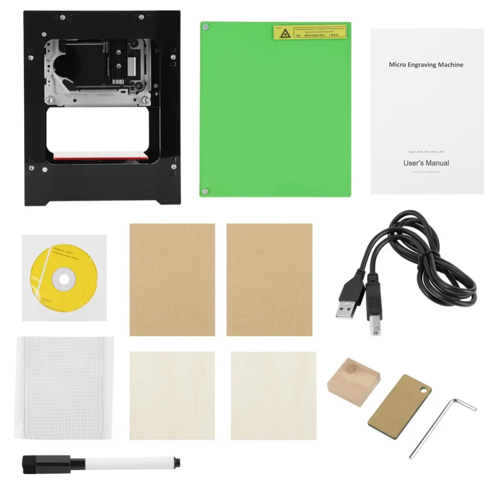 DK-BL Laser Engraver Machine 1500mW 550 * Pixel USB Bluetooth Engraving Image Printer Tool | Инструменты