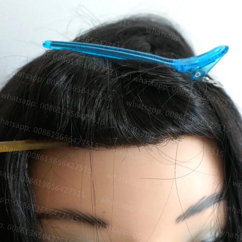 Hstonir человеческие женские волосы Топ кусок Handtied Magic Closure Toupee Secret Crown remy шиньон