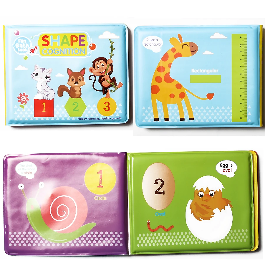 Детские Игрушки для ванны Мягкие Водонепроницаемые книги обучающие и