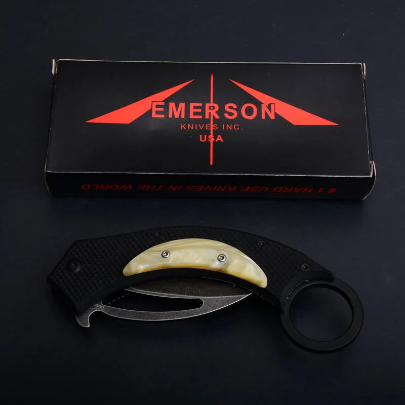 Новое поступление karambit Складной Карманный Походный нож 440C Лезвие G10 + Полимерная